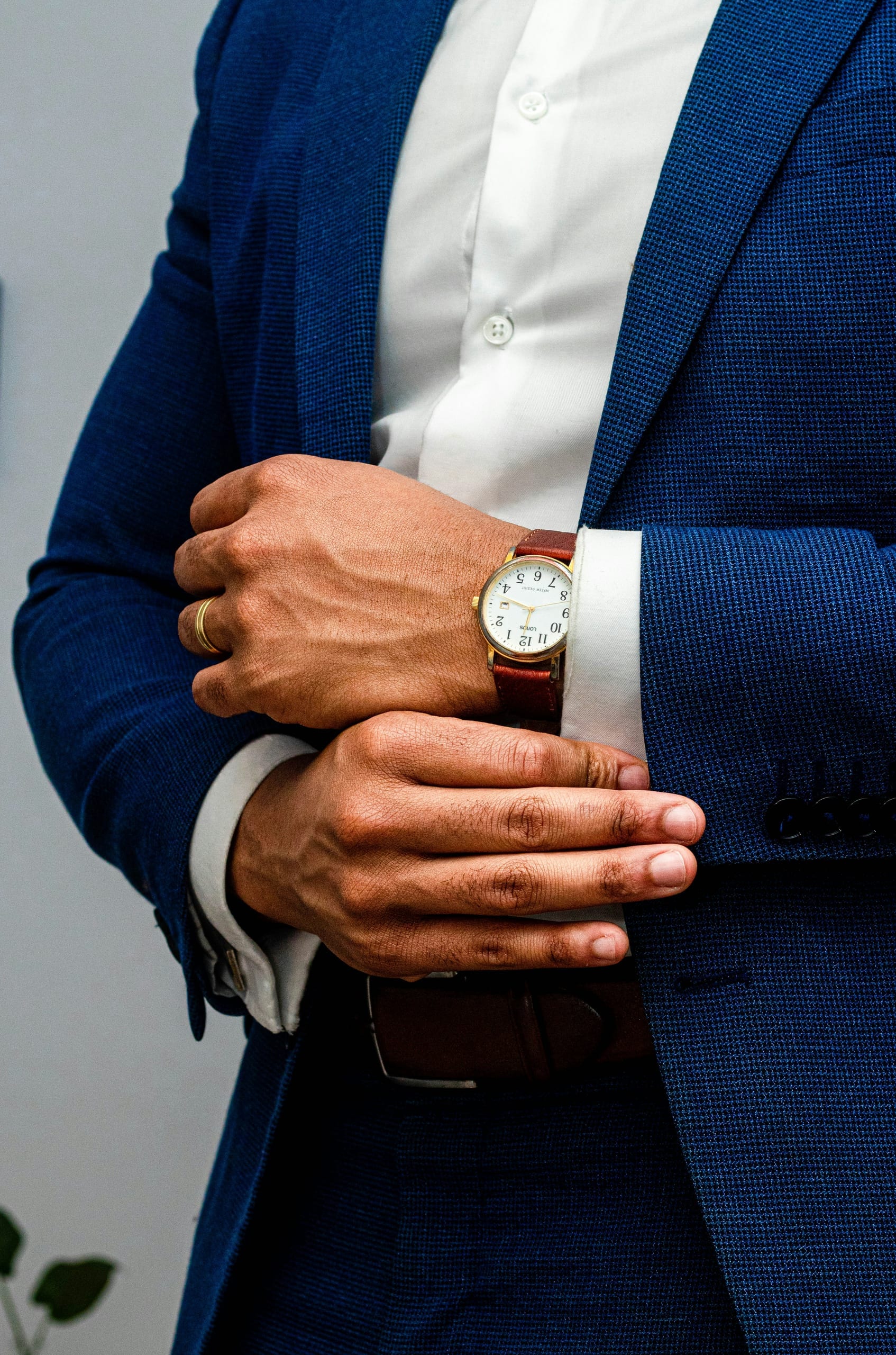 A physician in a tailored suit